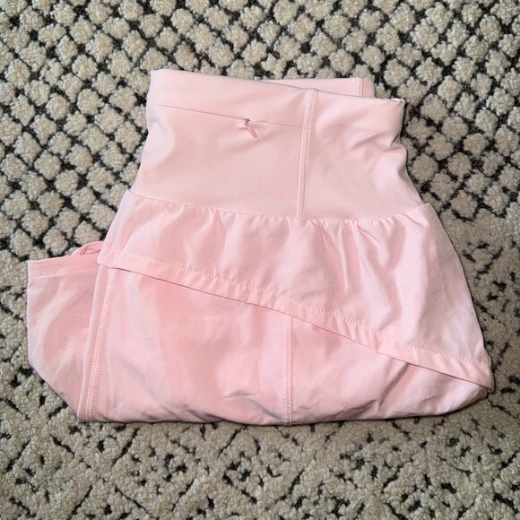 GYM Rainbow Women's High Waisted Running Shorts NWOT size Medium Pink - Picture 2 of 12
